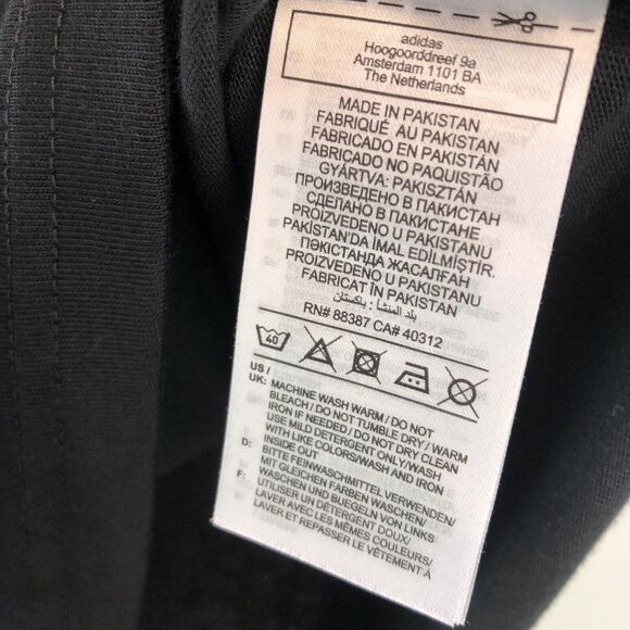 NWT adidas womens badge of sport tee black XS - Picture 9 of 10